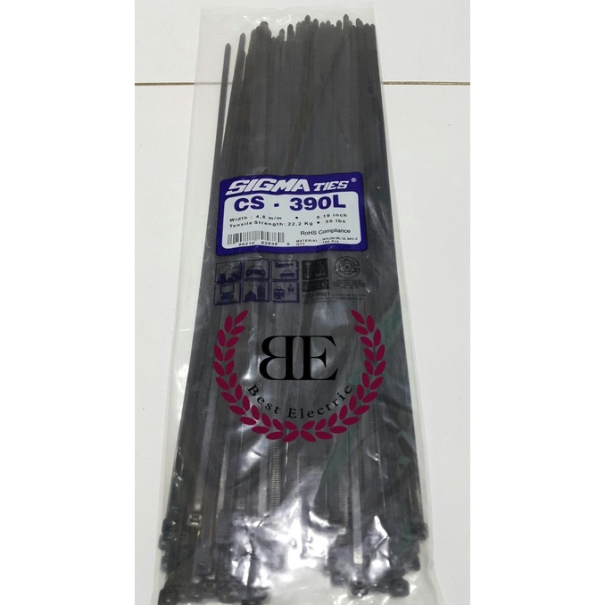 

Office & Stationery | Document Organizer | Kabel Ties / Kabel Tis / Cable Tie Cs 390 L Hitam 40 Cm Sigma Cs390L | Best Seller