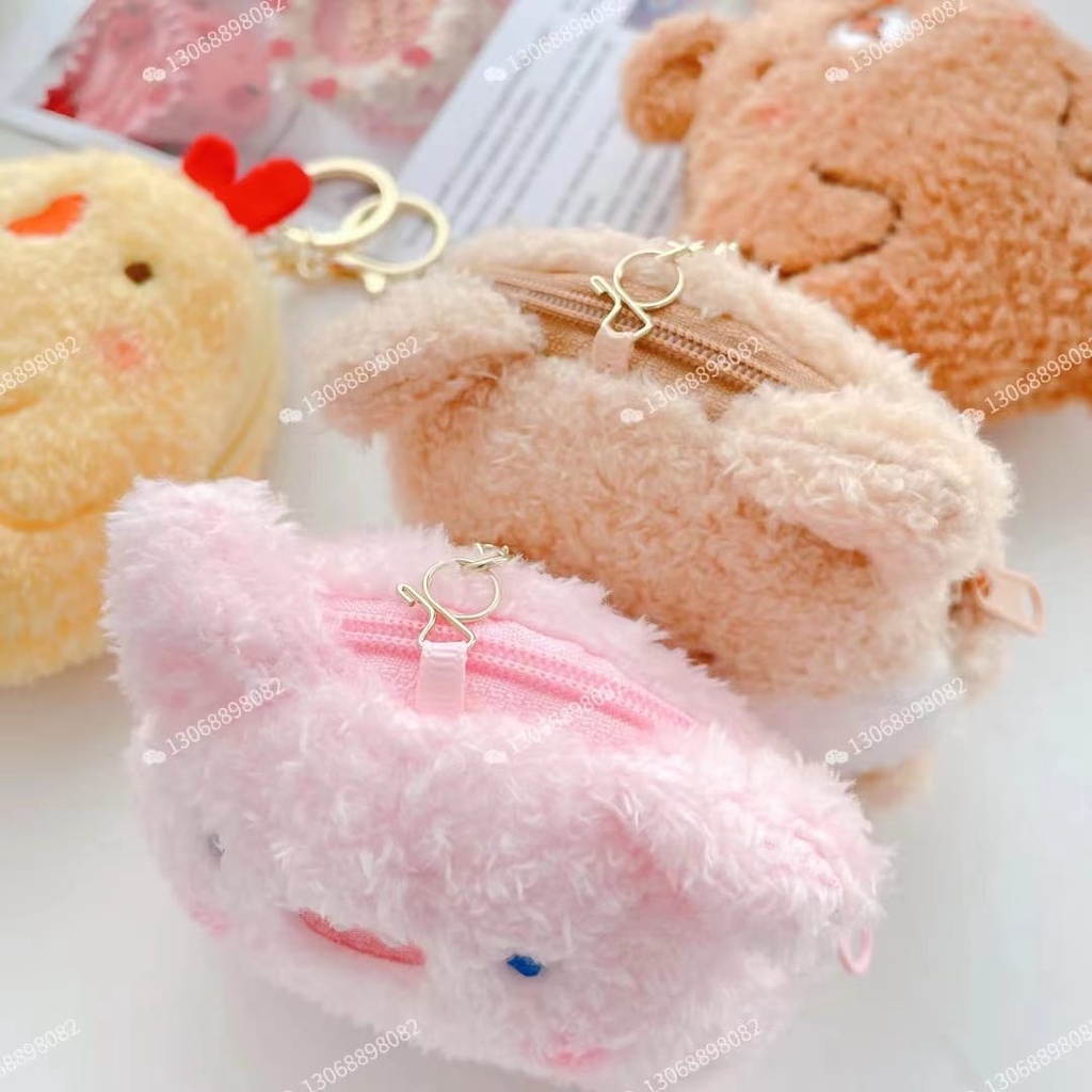 Dompet Koin Animal Premium Lucu Bahan Plush