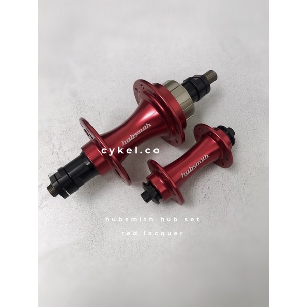 hubsmith hub set 3 speed front rear hub RED limited edition brompton