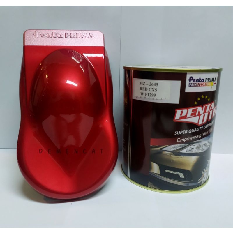 Cat PU soul red mazda CX5 Cat merah metalik mazda CX5