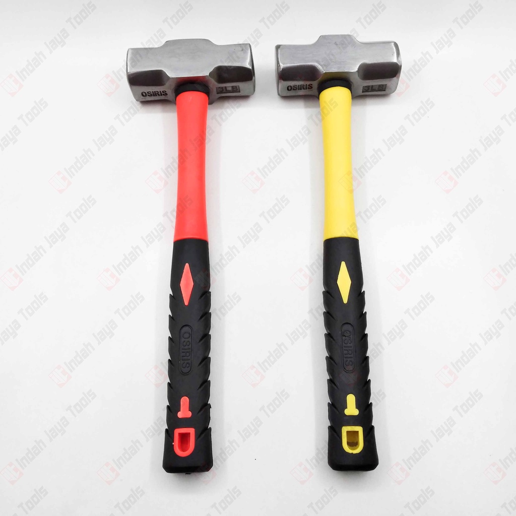 OSIRIS Palu Batu 3 LB Bodem Gagang Fiber Penghancur Beton Tembok