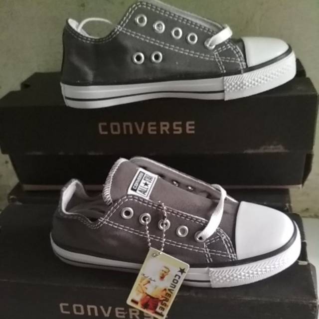 Sepatu Converse Anak Warna Abu/Grey / Sepatu Anak Laki-laki / Sepatu Anak Sekolah / Sneakers Anak / Sepatu Allstar Anak / Sepatu Anak / Sepatu Tinggi