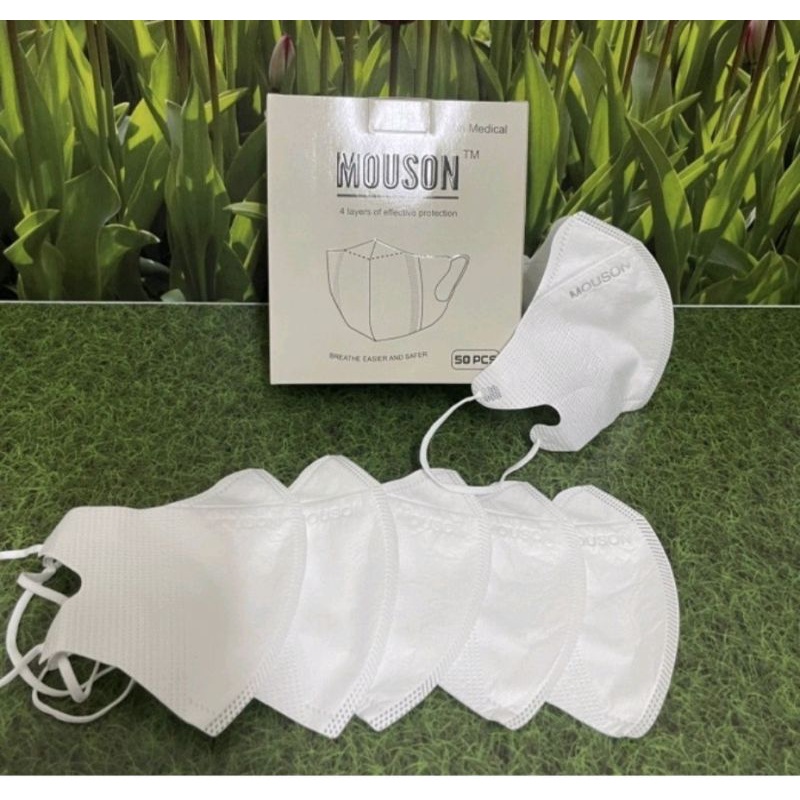 MASKER DUCKBILL MOUSON EMBOSS 4PLY 100%ORIGINAL