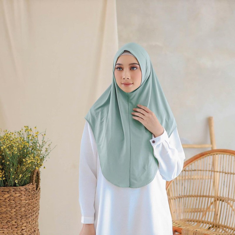 Jual NEW!! PROMO Hijab Jilbab Instan Bergo Instant Zaida Syria Polos