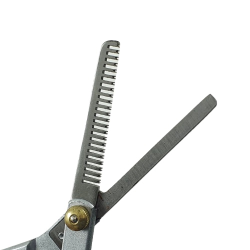 Gunting Rambut Sasak Zig Zag Besi Stylish Grooming Trimming Penipis Zik Zak Gerigi Stainless Steel