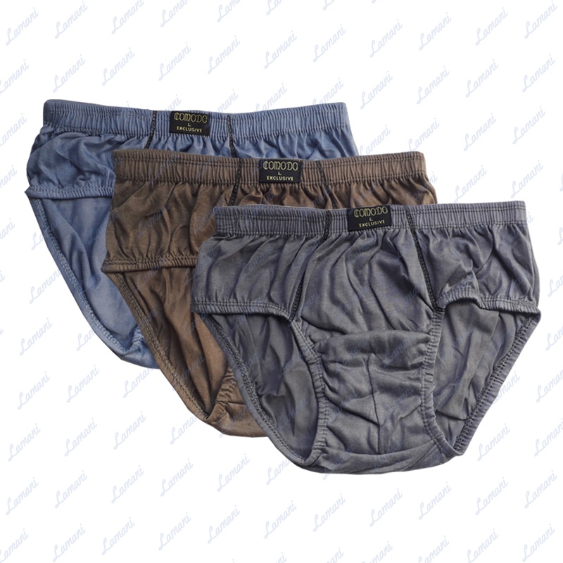 12pcs Celana Dalam Pria Comodo | CD Pria Dewasa Remaja Anak | Open Sorx Grosir Lusinan