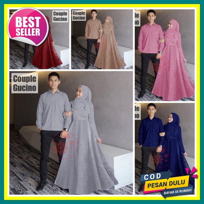 Terbaru Reday Jumbo Fatimah Ali Baju Muslim Dewasa Wanita Gamis Couple Pasangan Kemeja Koko Pria Max
