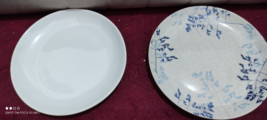 [limited Stock] Piring Aestetik Motif Klasik Plate And Bowl Keramik