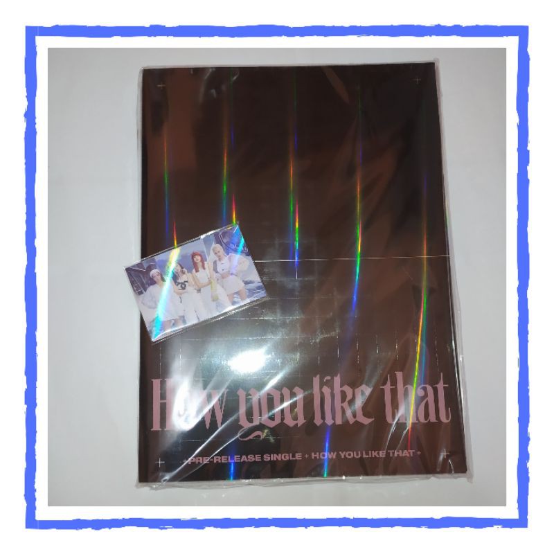 Blackpink How You Like That Album + Withdrama benefit