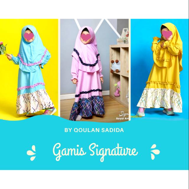 Gamis anak QOULAN SADIDA Signature Series