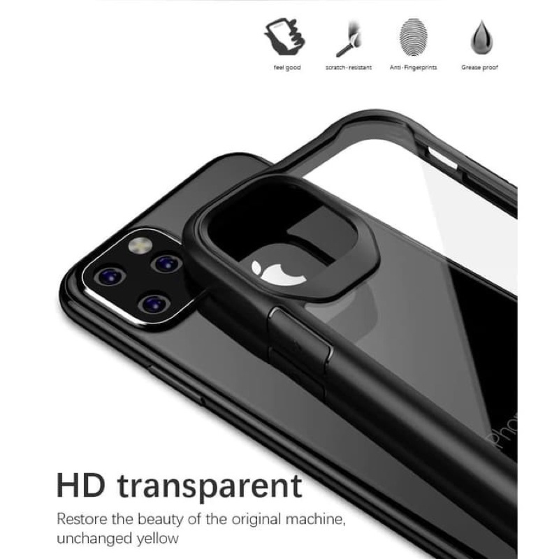 CASING COVER Case Bumper XUNDD Iphone 12 Pro Max 12 Mini 11 Pro Max X XR XS MAX 7+ 8+ 7 8 Plus Camera Protection Case Armor Fusion Shockproof Premium Transparan Casing Mika softcase fuze Premium case - SP