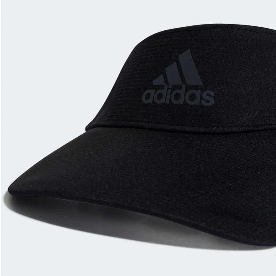 Adidas AEROREADY Runner Visor Hitam HB1306 Topi Original