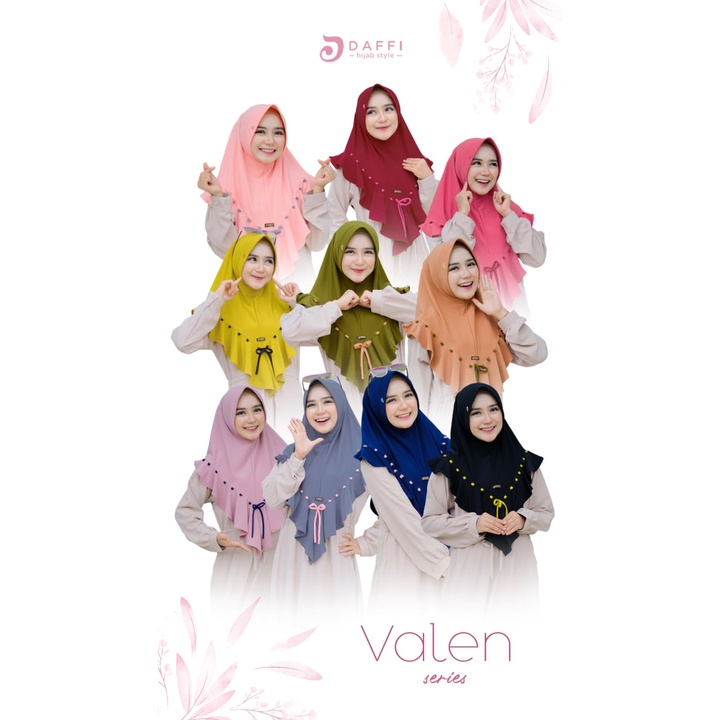 DAFFI HIJAB VALEN SERIES JERSEY HIGHTWIST