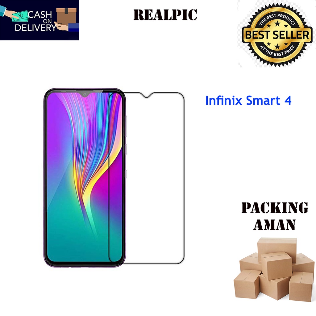 Tempered Glass Infinix Smart 4 Screen Protector Anti Gores