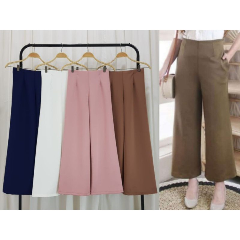 Celana kulot Smok / kulot polos smok