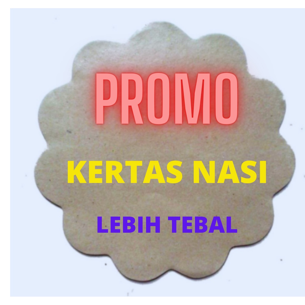 Kertas Nasi Bunga Piring Nasi Alas Nasi Bunga Piring Rotan atau Piring Lidi