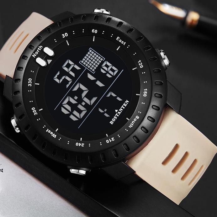 Spesial Promo BOSTANTEN Jam Tangan Pria Anti Air Sport Digital Diameter 34mm Desain Bostanten Ⓡ