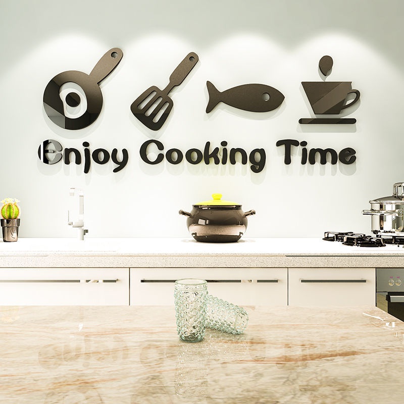 Kitchen Sticker Acrylic Wall Sticker Self-adhesive Wall Stickers