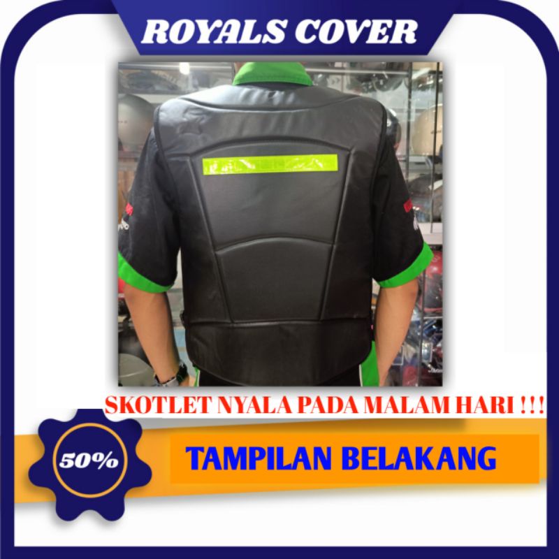 Jaket Rompi Motor Motorplus DOUBLE/Rompi Motor Pelindung Dada Punggung/Rompi Biker Touring/Alas Dada