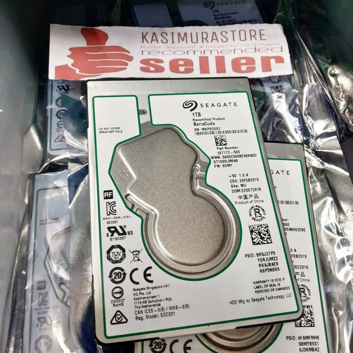 HARDISK SEAGATE 1TB HDD 2.5 INTERNAL LAPTOP / PC / PS3 / PS4