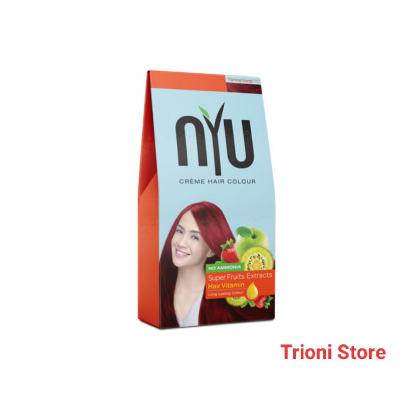 NYU Creme Hair Colour Flaming Orange Pewarna Rambut