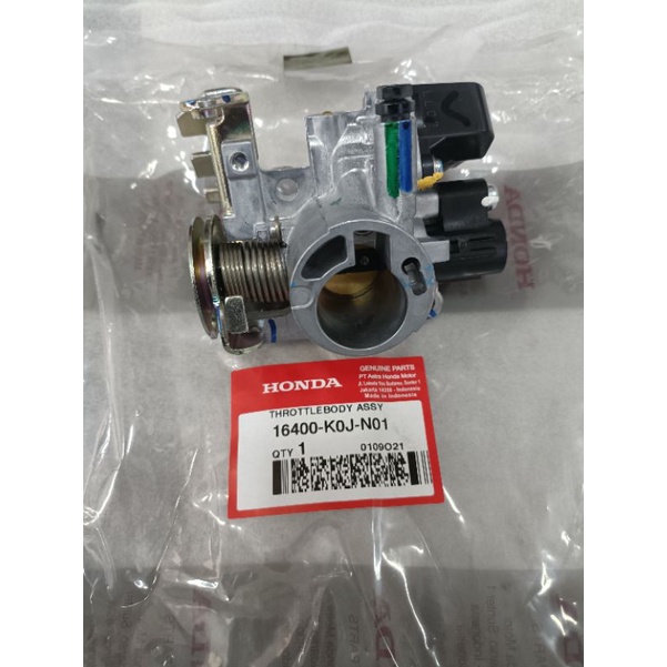 16410-K0J-N01 THROTTLE THROTLE BODY ASSY TPS GENIO BEAT K1A DELUXE SCOOPY K2F 16400K0JN01 ORIGINAL A