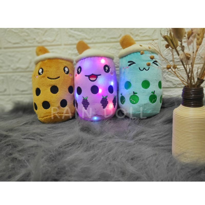Boneka Boba LED / Boneka Boba lampu viral 25cm