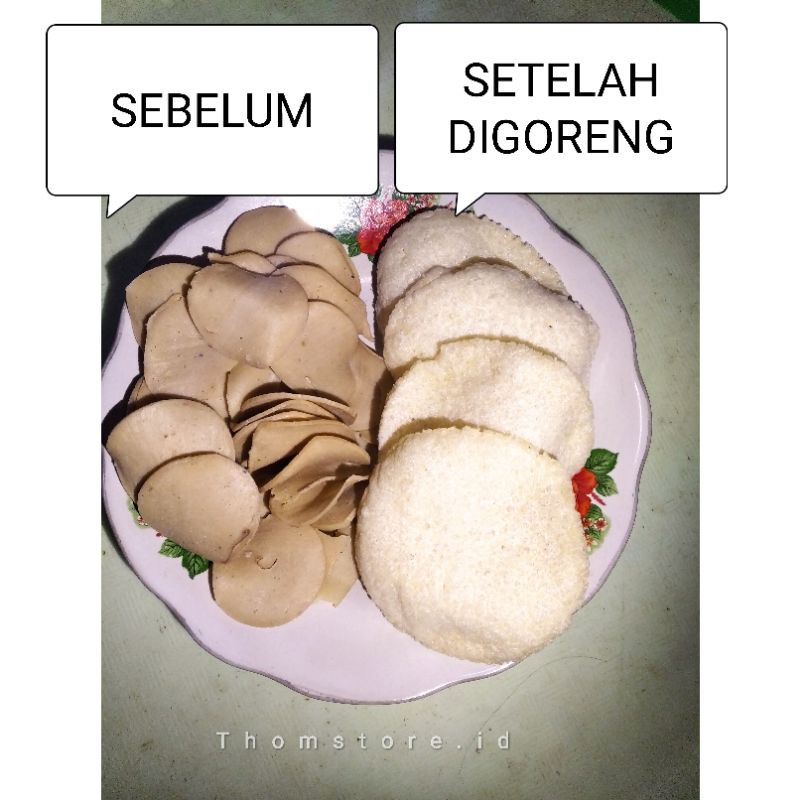 

Kerupuk BUNDAR Khas Solo | Mentah | Sekali Coba Makin Menggoda