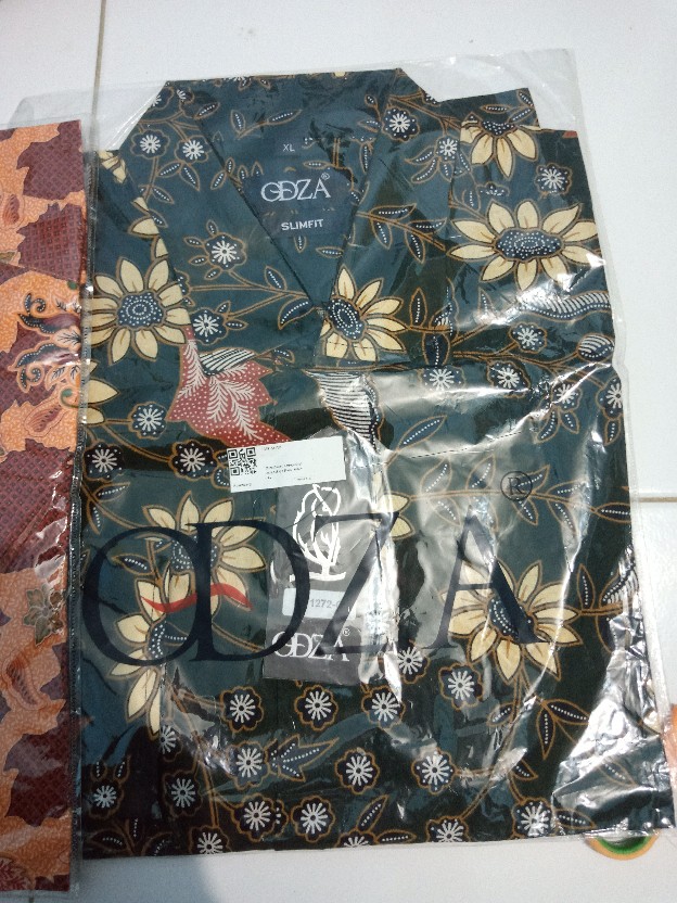Odza Batik Pria Baju Kemeja Batik Baju Lengan Panjang Pria Kemeja Slim Fit Baju Fashion