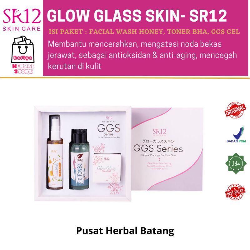 GGS SR12 GLOW GLASS SKIN SR12 GLOWING DALAM 10 HARI