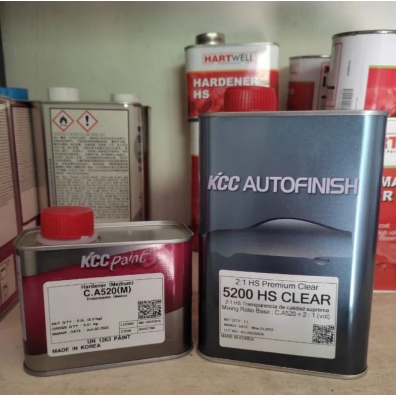 Clear Coat KCC Hs Premium 5200 1.L Hardener Medium 0.5L