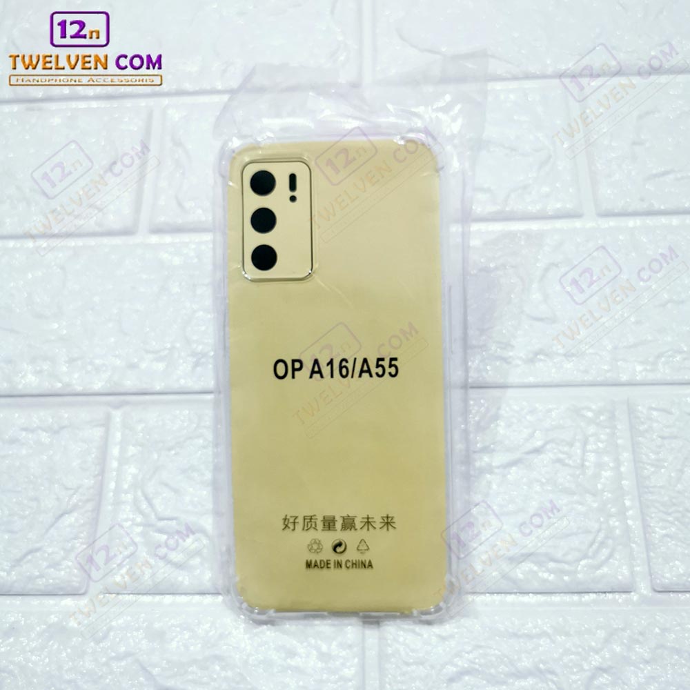 Case Anti Shock Anti Crack Softcase Oppo A16 / Oppo A55