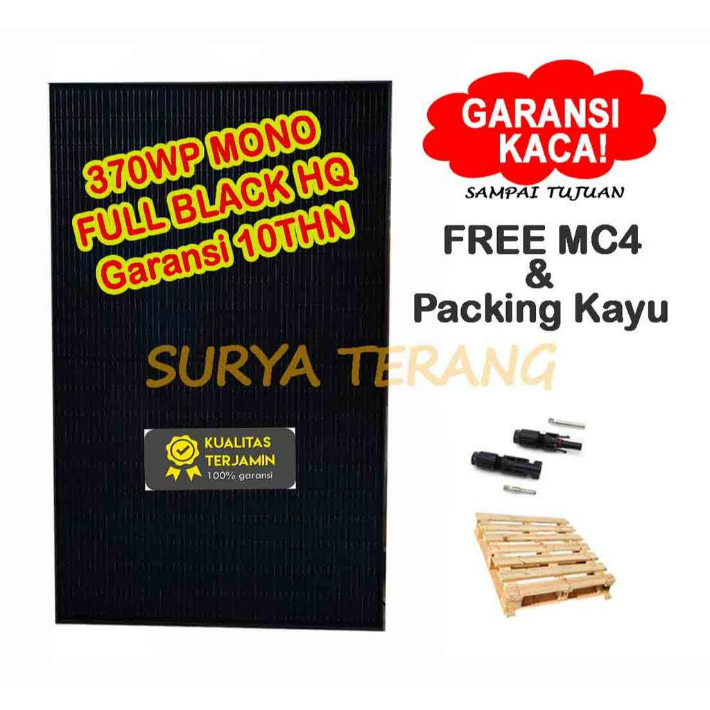 Solar Panel Surya 380wp Mono Solar Cell 380wp Mono FREE Packing Kayu + MC4