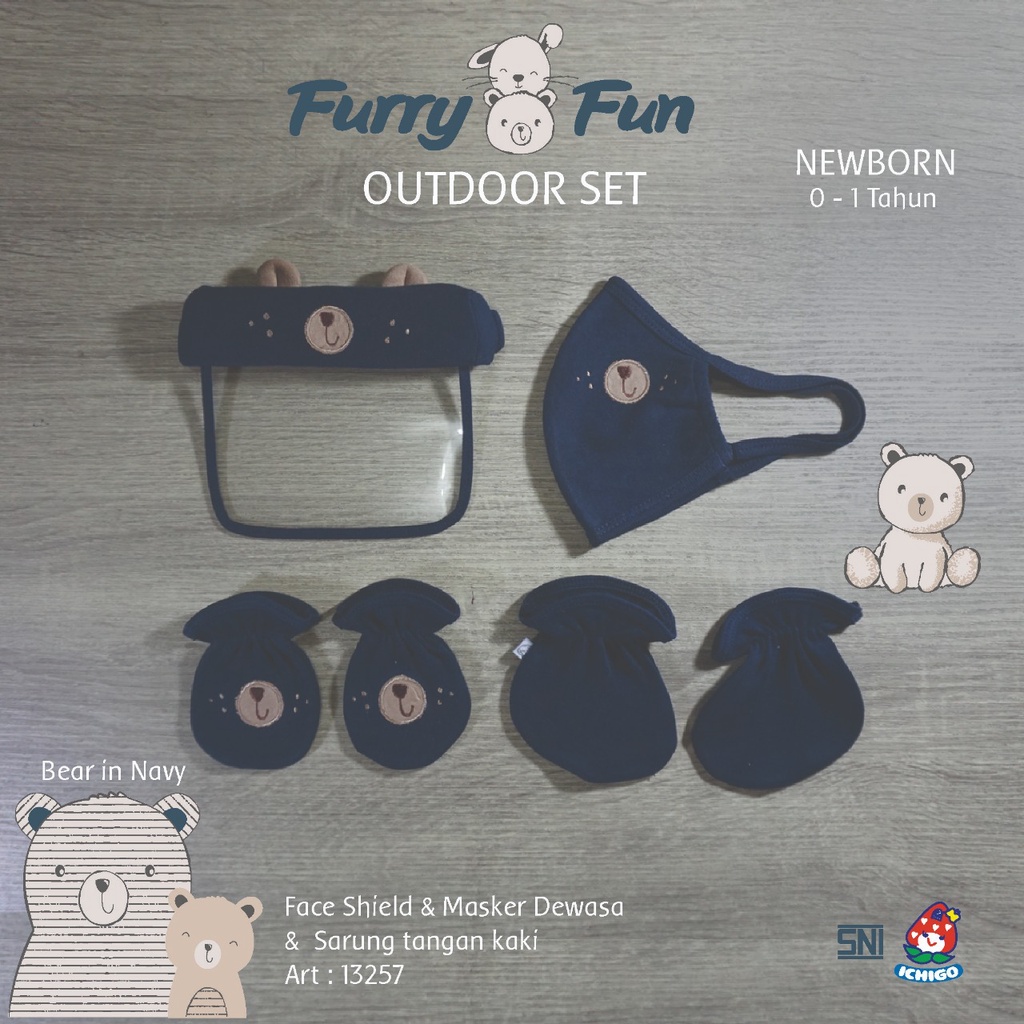 ICHIGO OUTDOOR SET MASKER FURRY FUN / MASKER