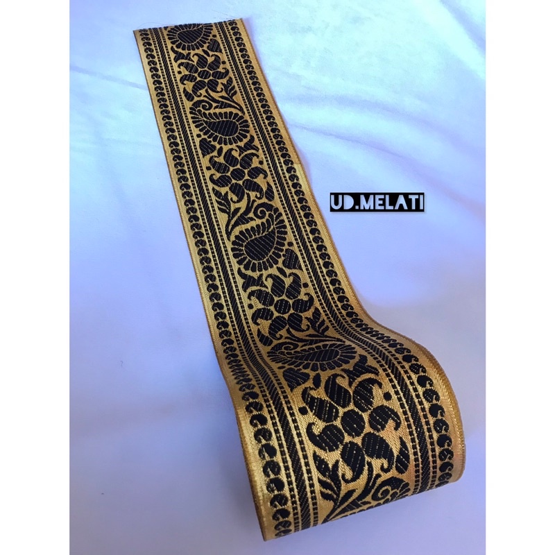 SABUK TEPI SONGKET INDIA LEBAR 10cm