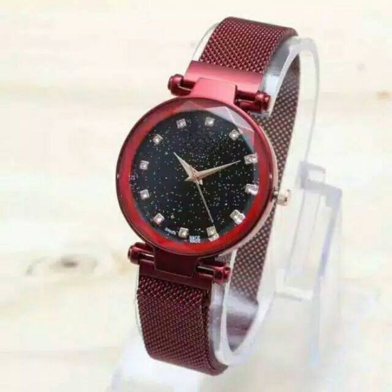 Jam Tangan Wanita Diyoor Magnet Mata Segi D726 ( Dikirim Dari Jakarta)  Ready 8 Warna