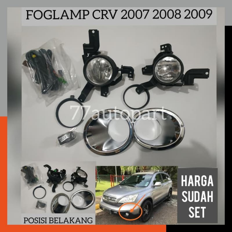 Promo Lampu kabut foglamp crv 2007 2008 2009