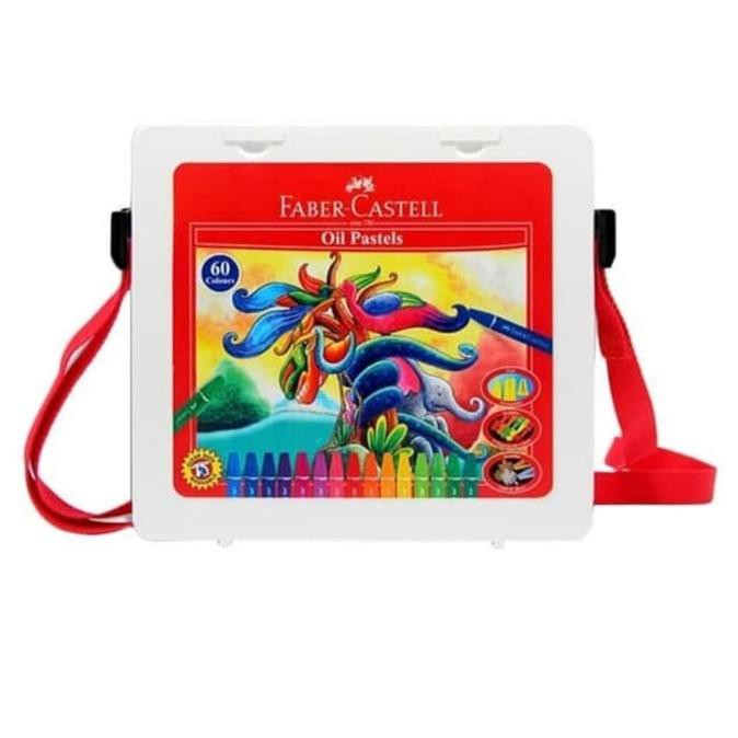 

New! Crayon Faber Castle 60 Warna / Hexagonal Oil Pastel 60 Colours Termurah