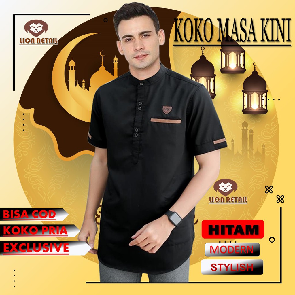 BAJU KOKO PRIA MUSLIM KURTA BAJU TAQWA PAKISTAN AZZAHIR HABAIB ALLEBAS BAHAN TOYOBO PREMIUM ASLI