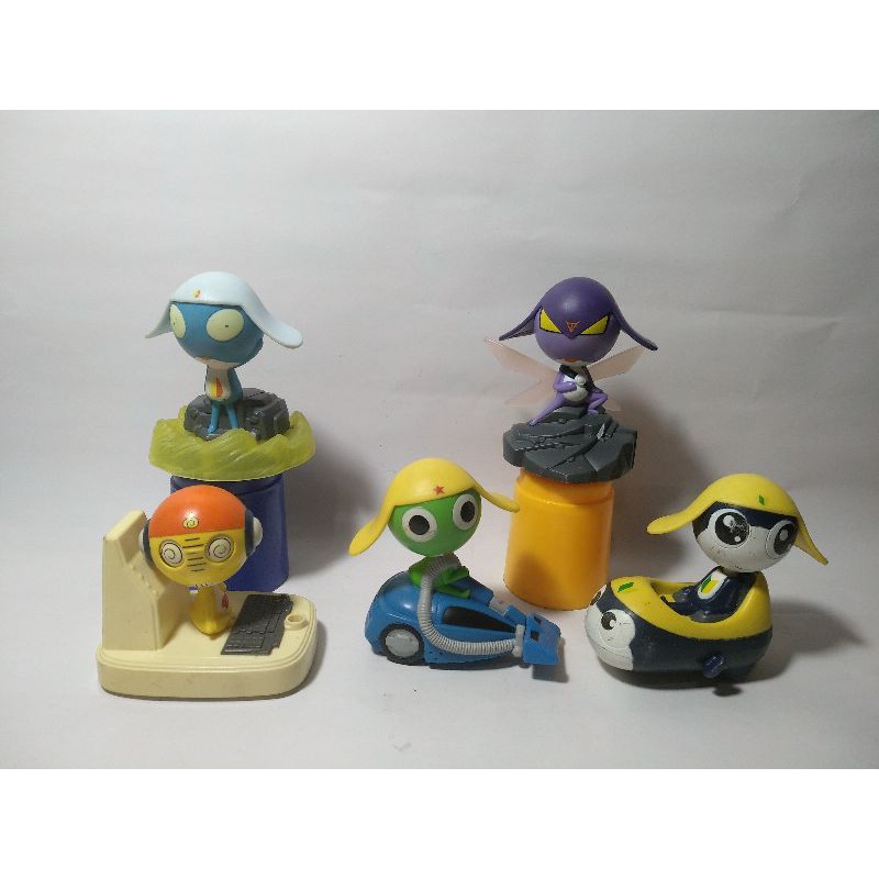 Keroro Happy Meal Mcdonald Mix Mcd Toys Alien Invader Rare UFO Jadul Retro Antik Lawas Klasik Langka