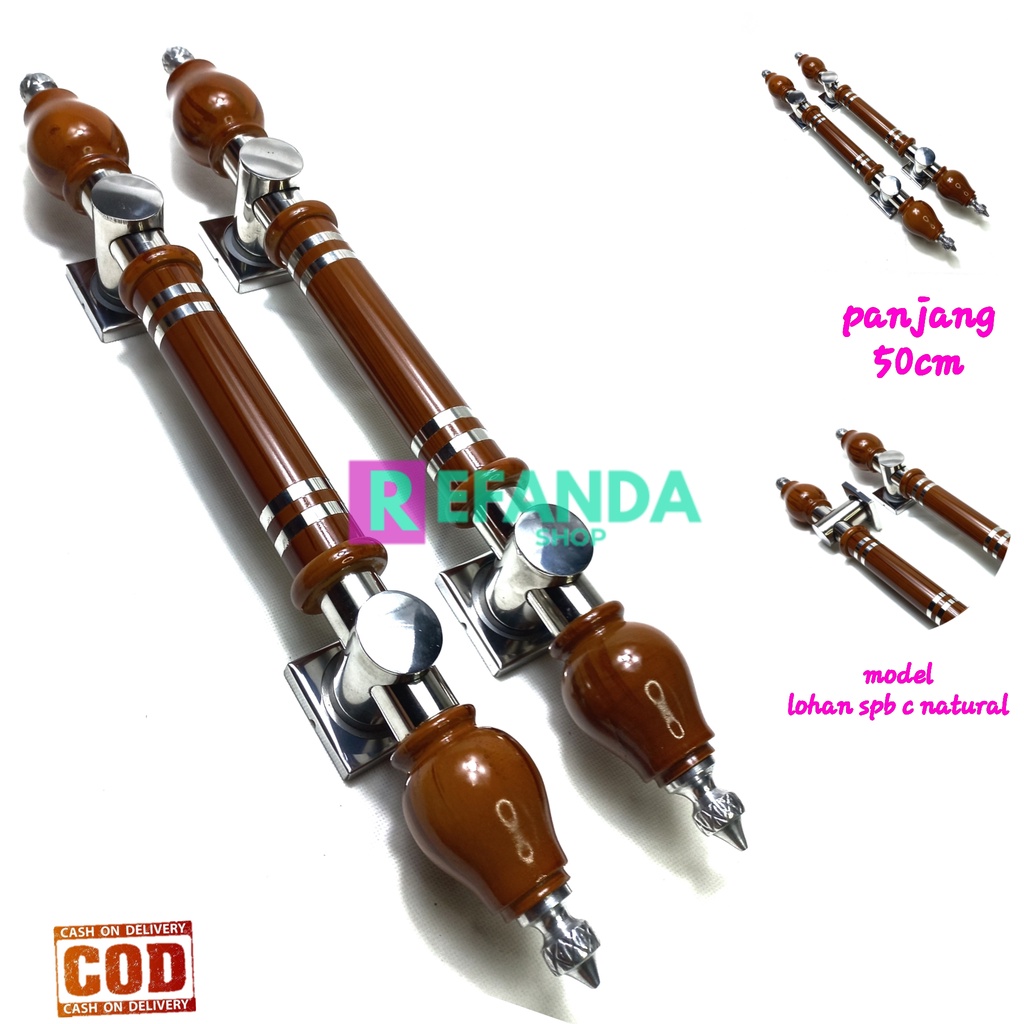 handle tarikan perlengkapan pegangan gagang pintu rumah minimalis modern panjang 50cm model lohan sp
