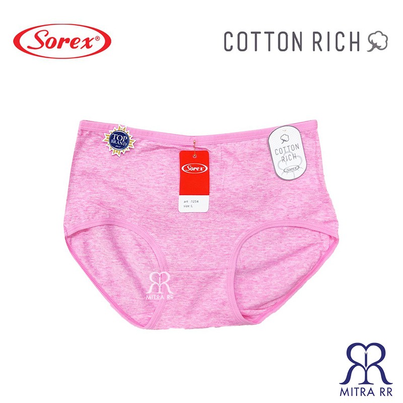 CD Sorex 1254 Celana Dalam Wanita Cotton Rich Katun Premium Women Underwear Fit to XL