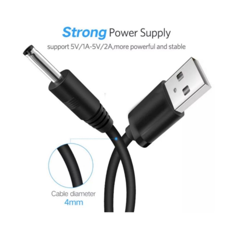 dc kabel USB hub Jack colokan 3.5mm x 1.35mm charger adaptor senter SWAT kipas ip camera wireless 5v