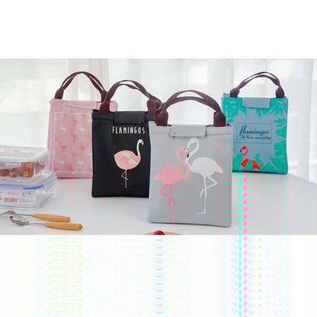 E2K1 lunch bag tas bekal cooler bag FLAMINGO - TAS FLAMINGO