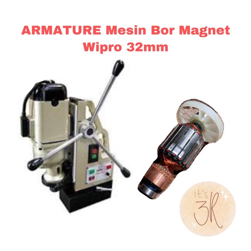 Mesin Bor Magnet Wipro 32mm [ARMATURE]