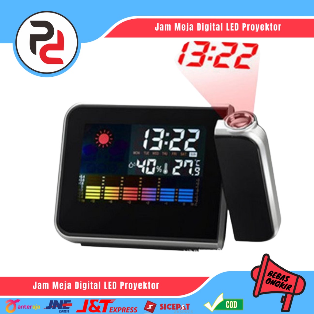 Jam Meja Digital LED / Jam Digital LED / Jam Digital Proyektor LED