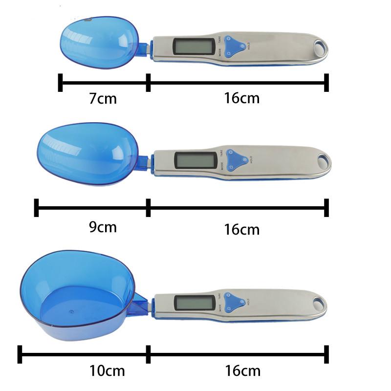 3pcs / Set Sendok Takar Tepung Digital Elektronik Akurat Untuk Dapur