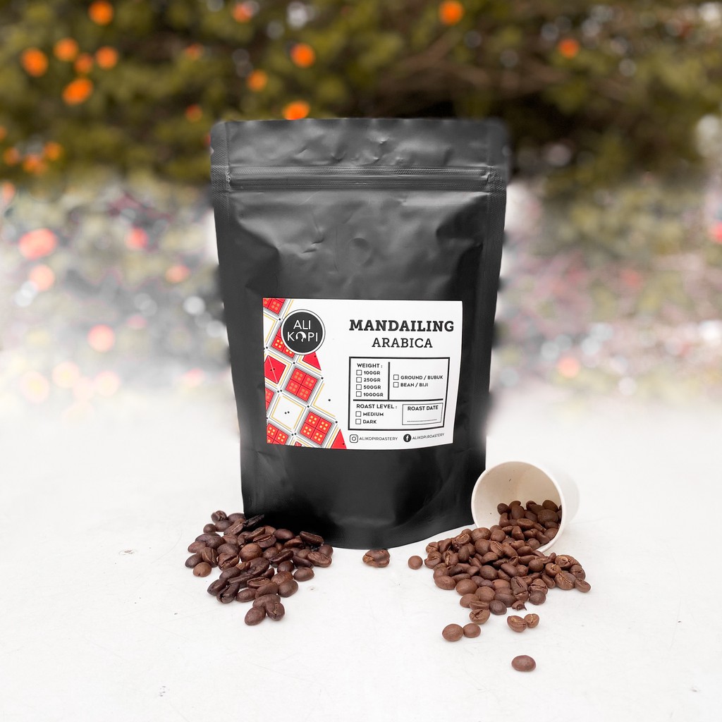 

Kopi Arabica Mandailing 100 gram (Biji/Bubuk)