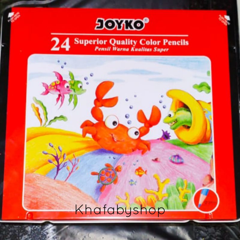 

Pensil Warna Kaleng Joyko 24 Warna CP-24TC Color