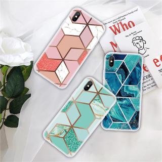 Casing Case Tpu Semi Permanen Motif Geometri Retro Untuk